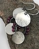kolczyki wire wrapping Konstelacje z rubinami 1