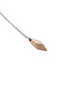 wisiory ONE EDGE / satin BRASS necklace 1