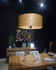 lampy wiszące Lampa wisząca LEEA - HANGING OAK  80 cm. Klosz fornir dąb. 8
