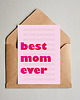kartki okolicznościowe - wydruki Kartka na dzień mamy Best Mom Ever 1