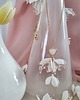 Biżuteria ślubna Naszyjnik white z tiulem nude/gold z kolekcji Blossom Garden 1