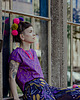 t-shirt damskie Wzorzysty T-shirt Kimonowy Yumiko 1