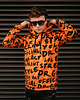 bluzy męskie Męska Bluza Expres Zamek DR.CROW Dr.Crow Orange 1