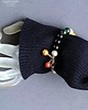 bransoletki - inne Bajecznie kolorowa bransoletka Boho ze szklanych pereł prezent  handmade 1