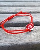 bransoletki wire wrapping Jadeit - bransoletka sznurkowa 1