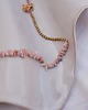 bransoletki z kamieni naturalnych Choker z surowym Opalem Różowym 3