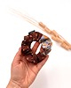 gumki do włosów Scrunchie/frotka 100% Jedwab Patchwork 1