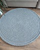 dywany Dywan okrągły ze sznurka bawełnianego szydełkowy 100cm 4