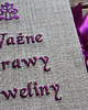 notatniki i albumy Notes retro - haftowany z Twoim napisem 1