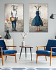 obrazy Komplet dwóch dużych obrazów KOZY- 2 x 80x120cm 1