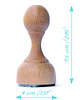 stemple Świąteczne Skarpety - 4 cm Stempel drewniany 3