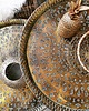 stoliki kawowe Stolik dekoracyjny, kawowy Oriental Gold, 68cm 2