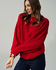 swetry damskie Sweter Cashmere Hug Czerwony 3