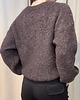 swetry damskie Sweter boucle Marrone 4