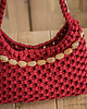 torby na ramię Makramowa torebka Soho Bag - bordo 1