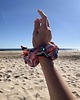 gumki do włosów Gumka do włosów 90s Scrunchie z odwiązywaną szarfą - 12 cm średnicy 1