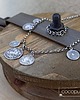 srebrne naszyjniki Naszyjnik z monetami Boho/ Gypsy. srebro 925 1
