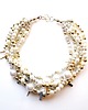 kolie Golden glam model 'pearls' 1