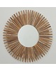 lustra stojące i wiszące Lustro Drewniane Lustro Dekoracyjne Alfa 75 cm 4