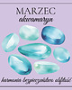 naszyjniki - inne Naszyjnik  MARZEC akwamaryn, narcyz 2