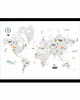 obrazy i plakaty do pokoju dziecięcego Plakat Mapa Świata M2 2