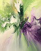 plakaty Plakat - Playful flowers 1
