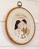 Ślub - inne Personalizowana pamiątka ślubna/rocznicowa, haft w oprawie vintage 5