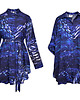 koszule damskie  Granatowa KOSZULA oversize/ szmizjerka, autorski print rybki 100% wiskoza 5