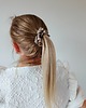 gumki do włosów Gumka jedwabna, scrunchie, frotka cappuccino MIDI 1