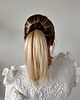 gumki do włosów Gumka jedwabna, scrunchie, frotka chocolate dream MIDI 1