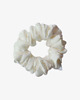 gumki do włosów Gumka jedwabna, scrunchie, frotka white lotus MIDI 2