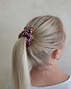 gumki do włosów Gumka jedwabna, scrunchie, secret flowers MIDI 1