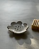 mydelniczki Ceramiczna Minimalistyczna Mydelniczka Kwiat Perłowo Biala Handmade 5