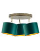 plafony Lampa sufitowa do salonu w stylu glamour DAKOTA GOLD 5