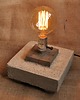 lampy stołowe Lampa ze starego drewna i betonu, loft, unikat /4/ 4