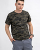 t-shirty męskie T-shirt męski  basic   moro zielone  z kieszonką 2