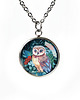 wisiory Forest Owl naszyjnik dla eleganckiej kobiety 2