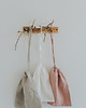 woreczki wielorazowe Lniany worek na pieczywo white/beige/pink/blue 4