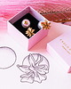 kolczyki pozłacane Kolczyki pozłacane ICONIC PEARL FLOWER 1