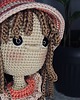 lalki Lalka 28cm Amigurumi wykonana na szydełku 7