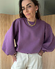 bluza bez kaptura damska Bluza Enjoyable plum 2