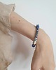 bransoletki z kamieni naturalnych Bransoletka BOHO z opalem dendrytowym, lapis lazuli, hematytem 5