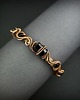 bransoletki wire wrapping Ozdobna bransoleta mankietowa z turmalinem 2