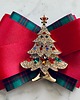 broszki Brosza z Choinką z kryształkami Mikołajki Święta 2