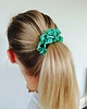 gumki do włosów Gumka jedwabna, scrunchie, frotka queen of emeralds MIDI 1