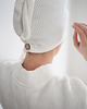 dodatki - łazienka - różne Lniany turban waflowy PURE WHITE 5
