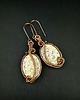 kolczyki wire wrapping Kolczyki z żywicą 7