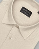 koszule męskie Koszula gonzaga 00581 długi rękaw beżowy slim fit 1