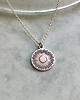 wisiory Daisy - Naszyjnik medalion- Stokrotka 2