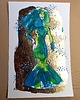 obrazy Morticia 2 - akwarela 16x24 cm unikat 1